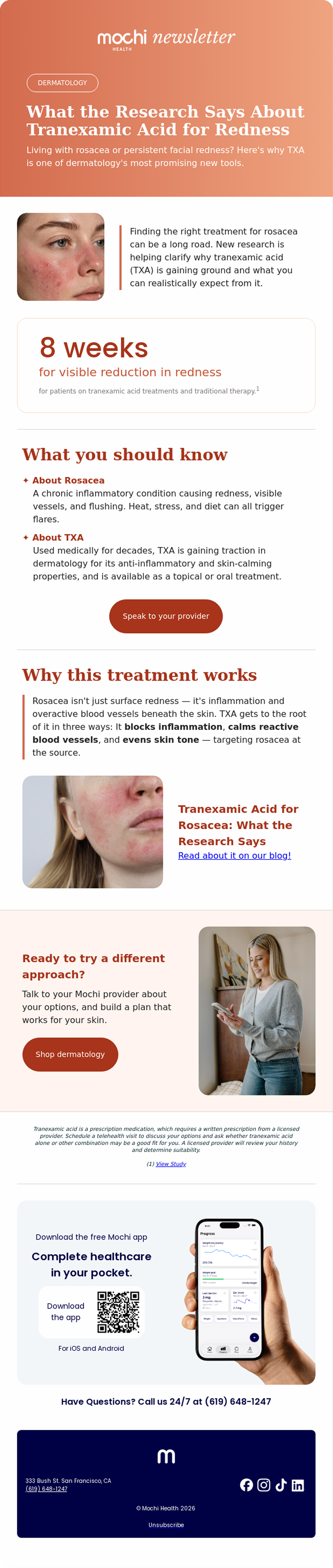 Newsletter skincare